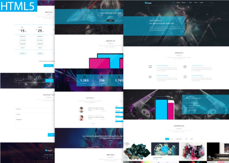 20+ Modern HTML Templates for Free Download - 365 Web Resources