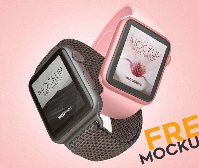 75+ Best Free Apple Watch Mockup Templates (Updated For